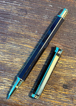 Load image into Gallery viewer, Black lacquer Hexagon Rollerball/ballpoint