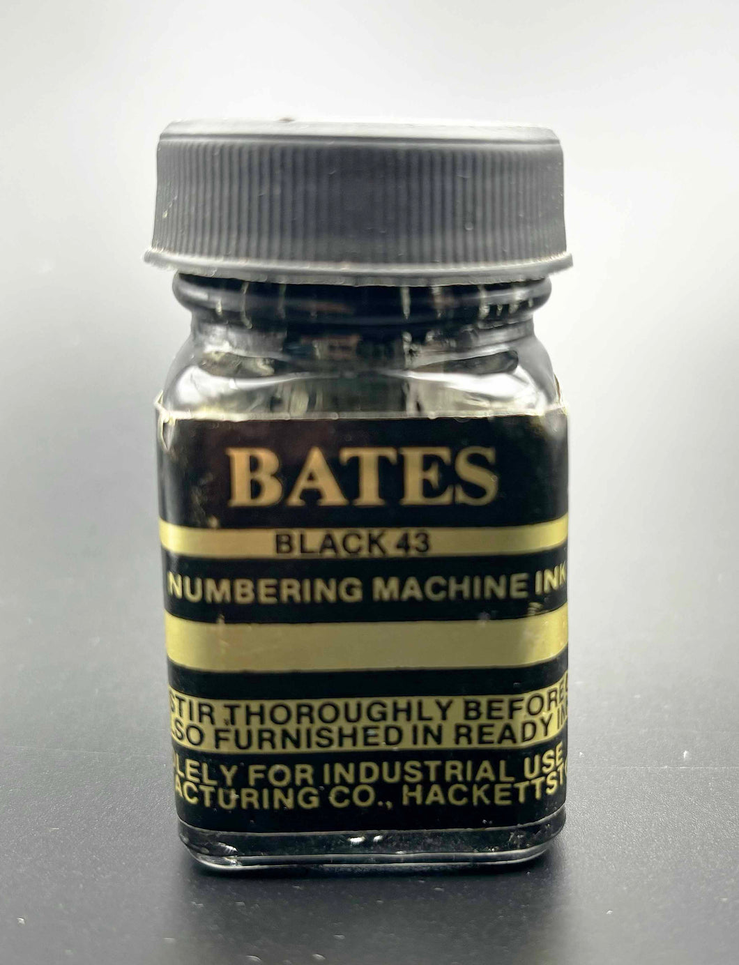 Ink Bottle, Bates numbering machine ink