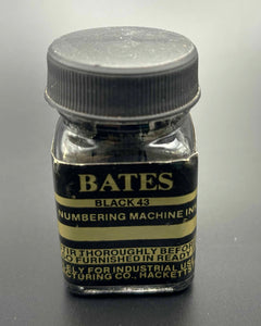 Ink Bottle, Bates numbering machine ink