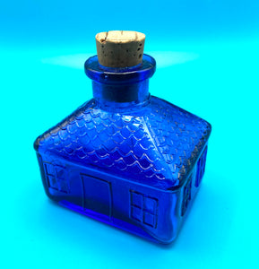 Blue Glass Ink bottle