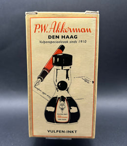 Ink Bottle P.W.Akkerman Blue