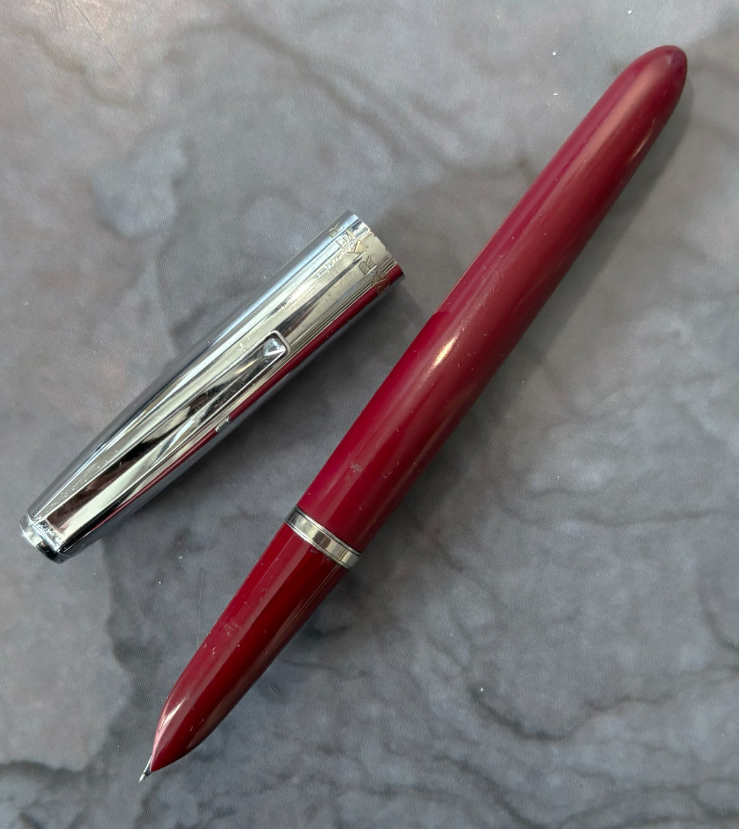 Parker 21 Burgundy barrel, steel cap