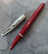 Parker 21 Burgundy barrel, steel cap