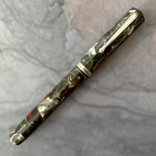 Load image into Gallery viewer, Waterman&#39;s 94, Lever-fill , Grey &amp; Red Pearl marble