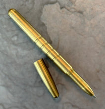 Load image into Gallery viewer, Machine Era Pen, Lead-free brass, made in the USA