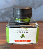 Ink Bottle,  J. Herbin Fountain Pen Ink 30ml Bottled Vert Pre