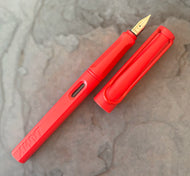 Lamy Safari, Red with Red clip