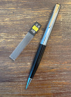 Waterman Black, Chrome cap 0.9mm, lead