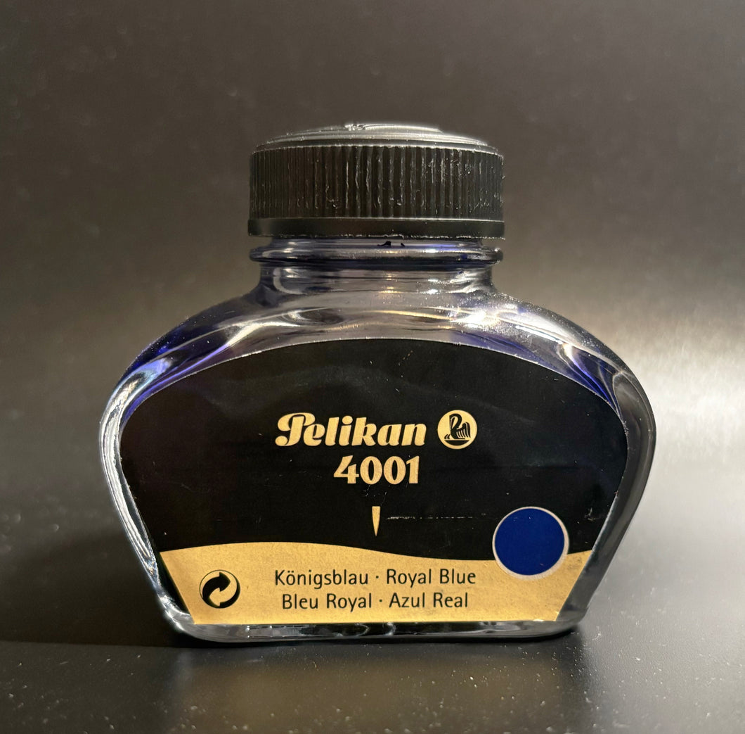 Ink bottle, Pelikan Royal blue, c2000