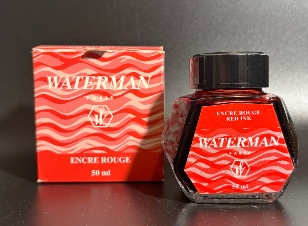 Ink bottle, Waterman Red