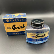 Ink Bottle, Parker Super Quink, Blue-Black