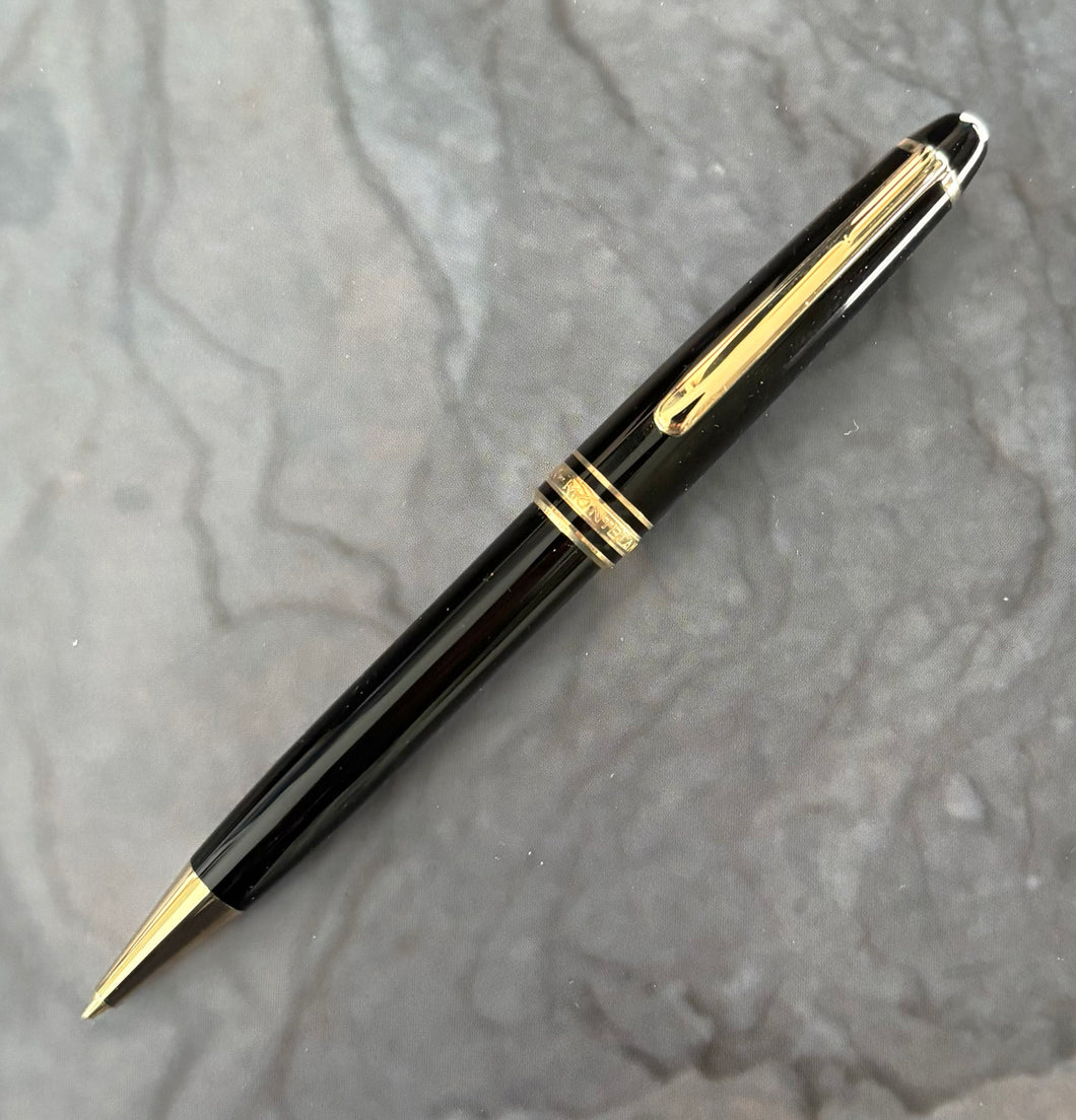 Meisterstück Gold-Coated Classique Mechanical Pencil, 0.7 mm Black