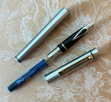 Load image into Gallery viewer, Sheaffer Targa 1001X, Stainless steel, Medium nib