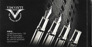 Visconti Metropolis, Gun Metal, Retractable Fountain Pen