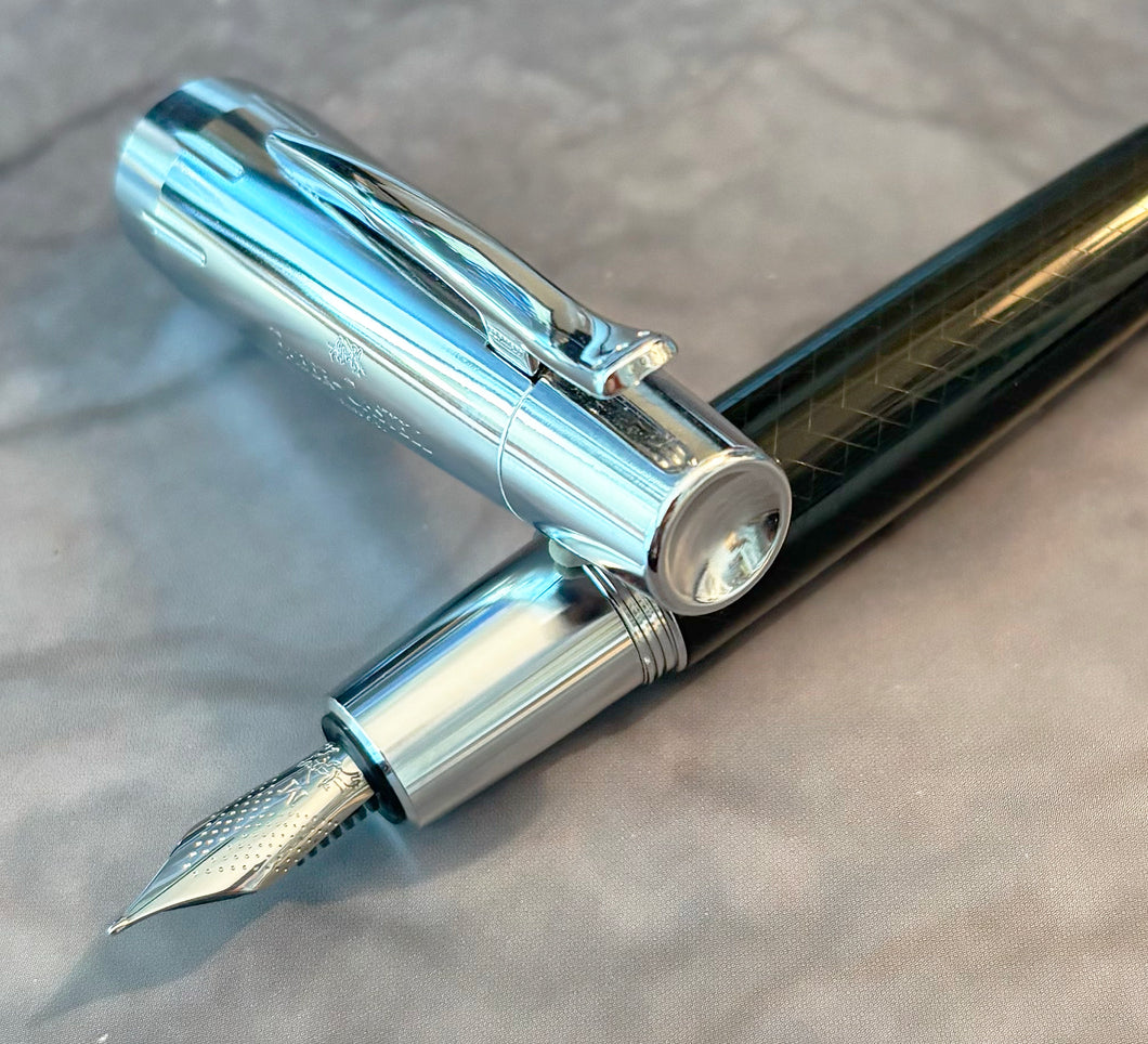 Faber-Castell E-Motion Resin Parquet Fountain pen