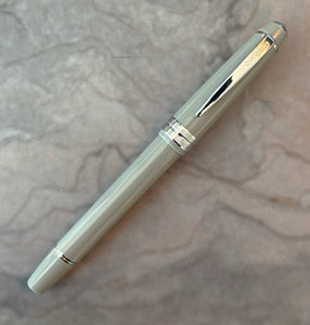 Cross Fountain Pen Polished Grey Resin & Chrome Trim