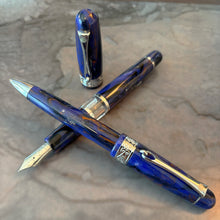 Load image into Gallery viewer, Monteverde Napa Fountain Pen and Ballpoint set, Blue marble