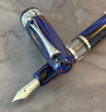 Load image into Gallery viewer, Monteverde Napa Fountain Pen and Ballpoint set, Blue marble