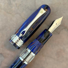 Load image into Gallery viewer, Monteverde Napa Fountain Pen and Ballpoint set, Blue marble