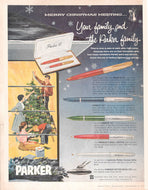 Parker 61, 51, 21, Christmas, MacLean's Magazine, December 6, 1958