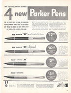 Parker 4 new, 1950's