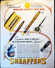 Load image into Gallery viewer, Sheaffer's Visulated, The Saturday Evening Post, February 6, 1937