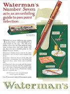 Waterman's No. 7 guide to point selection