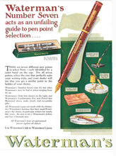 Load image into Gallery viewer, Waterman's No.7  Colourband Red Ripple Fountain Pen (Canada) - "Red"