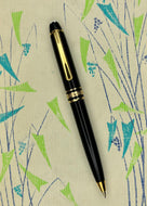 Montblanc Meisterstück Mozart Model 117 Mechanical Pencil Gold line