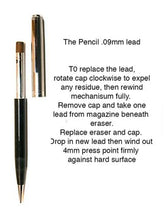 Load image into Gallery viewer, Burnham 1.1mm  Grey marbled pencil