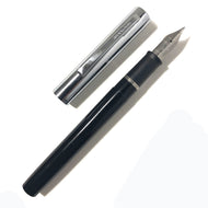 Sheaffer Cartridge Pen Black barrel, chrome cap