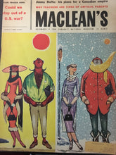 Load image into Gallery viewer, Parker 61, 51, 21, Christmas, MacLean&#39;s Magazine, December 6, 1958