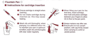 Cartridge Pen, matte chrome