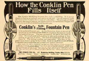 Conklin Crescent Fill, clip less