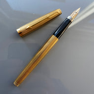 Parker 75 Gold Cross Hatch Pattern # 65 nib