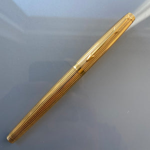 Parker 75 Gold Cross Hatch Pattern # 65 nib