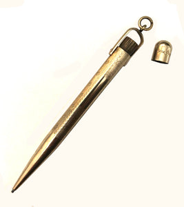 Victorian Pencil, Gold Chatelaine