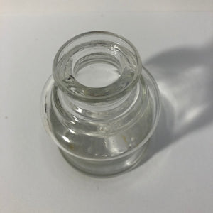 Waterman's Ink Bottle, clear glass