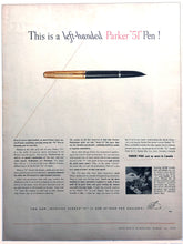 Load image into Gallery viewer, Parker 51, MacLean&#39;s Magazine, March 15, 1953