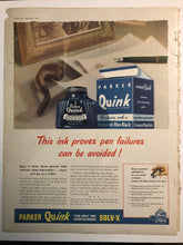 Load image into Gallery viewer, Parker Quink, Chatelaine September 1945