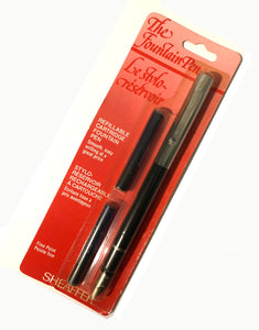 Sheaffer's The Fountain Pen, Blister pack, Black