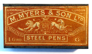 Vintage Dip pens & nibs, M. Myers & Son Ltd.