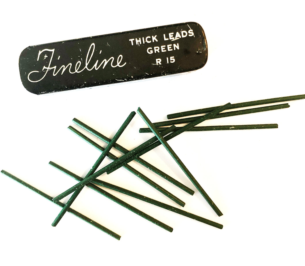 Vintage Lead, Sheaffer's, Fineline Black HB, 1.1mm