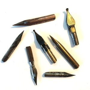 Vintage Dip pens & nibs, steel nibs assorted, pre-owned