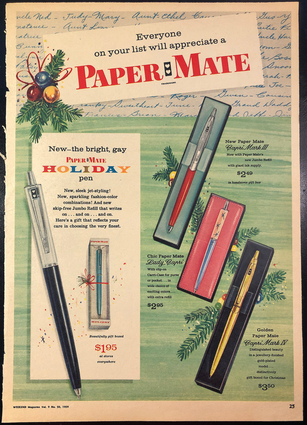 Papermate,  1959