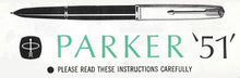 Load image into Gallery viewer, Parker 51 Aerometric, G/F Cap, Teal Blue barrel