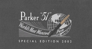 Parker 51 Special Edition 2002 - Black w Vermeil Cap