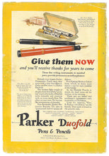 Load image into Gallery viewer, Parker Duofold, Lady Junior Deluxe, black-veined pearl, Set Fountain Pen &amp; Pencil
