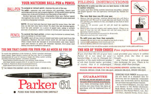 Parker 61 Mint Condition, Dark Grey