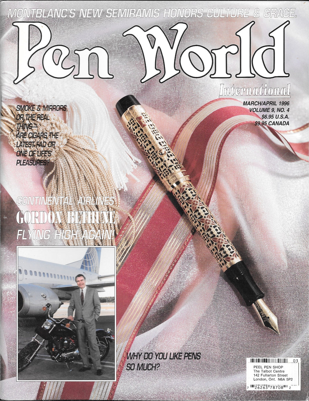 Pen World, Back Issues. March/April. 1996 Vol.9. No.4